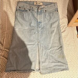 Gap midi jean skirt